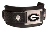 Georgia Bulldogs UGA Leather Cuff Bracelet
