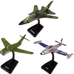 InAir E-Z Build 3pc Set - F-84G Thunderjet, MiG 15 and Tornado