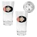 Baltimore Orioles MLB 2pc Pint Ale Glass Set with Baseball Bottom - Oval Logo by Great American Products