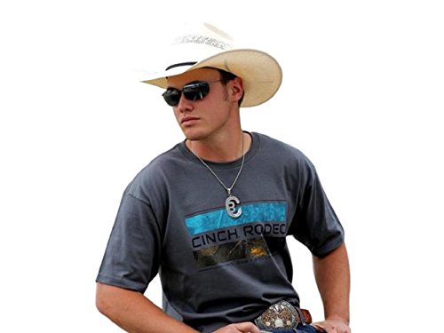 Cinch Men's Grey Logo T-Shirt - Mtt1690208gry