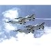 Thunderbirds (In Sky) Art Poster Print - 13x19
