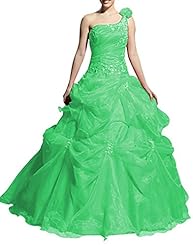 Sequined One Shoulder Sleeveless   Ball Gown Evening Dress/Quinceanera Dress/Party Dress 