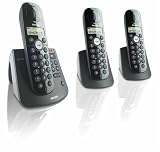 Electronics : Philips DECT 1453 Trio Pack - Black