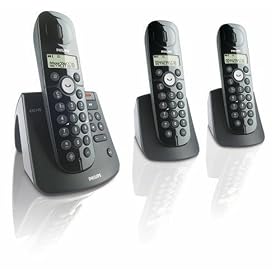 Philips DECT CD1453 Trio Pack - Black