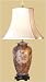 Asian Furniture - 16 Hand Painted Fan Medallion Satsuma Porcelain Vase Oriental Bedside Lamp