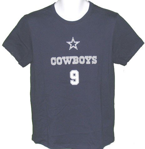 Reebok Dallas Cowboys Tony Romo Women's Name & Number T-Shirt Extra Large