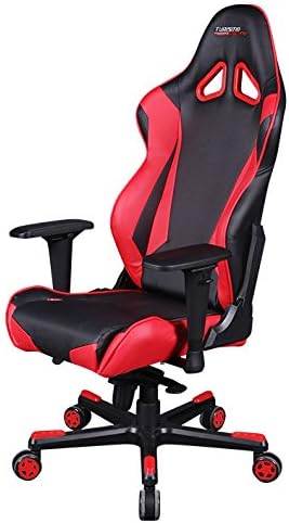 Turismo Racing Ancona Series Gaming Chair Black and Red Ergonomic Gaming Bucket Lumbar Support Executive Computer ...