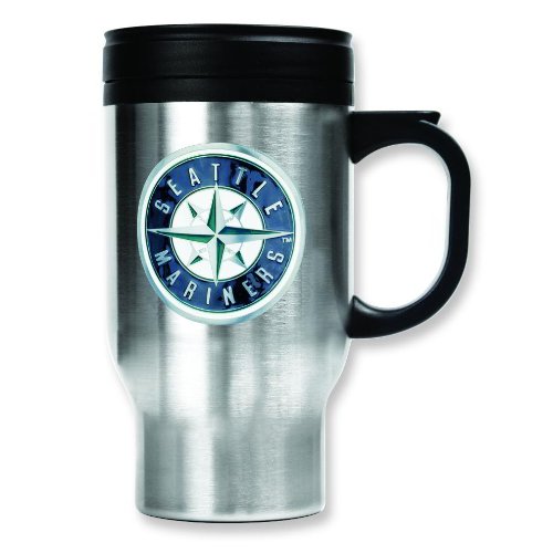 MLB Seattle Mariners Stainless Steel Travel Mug 16oz