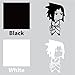 Ninja Cute Cool Post - Cartoon Decal Vinyl Removable Decorative Sticker for Wall, Car, Ipad, Macbook, Laptop, Bike, Helmet, Small Appliances, Music Instruments, Motorcycle, Suitcase [a]