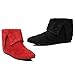 Womens Black & Red Quinn Booties