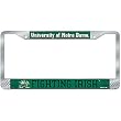 Notre Dame Fighting Irish NCAA Chrome License Plate Frame by Wincraft