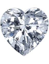 EGL USA Certified 1.61 Carat Heart Shaped Diamond H Color si2 Clarity