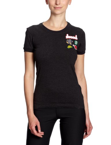 Nike Damen Shirt Better Hert Letterman Ringer, black heather, M Preisvergleich