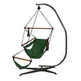 Hammaka Hammocks Suelo Stand/Wood Chair Combo - Forest Green