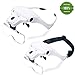 Headband Magnifier LED Illuminated Head Magnifying Glasses 1.0X/1.5X/2.0X/2.5X/3.5X