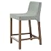 Knicker Stool Height: Bar - 41", Fabric: Black