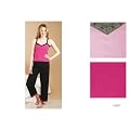 Womens/Ladies Nightwear, Sleeveless V-Neck Lace Vest Top & Trousers Pyjama Set