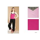 Womens/Ladies Nightwear, Sleeveless V-Neck Lace Vest Top & Trousers Pyjama Set
