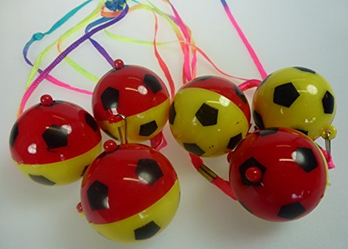12 Stück “Blink Fussbälle” mit Umhängeband, Ideal zur Fussballweltmeisterschaft, EM, WM, Fanartikel, Deutschland