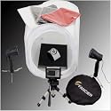 CowboyStudio Table Top Photo Studio Light Tent Kit in a Box - 1 Tent, 2 Light Set, 1 Tripod, 1 Display Top