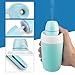 Motoraux Portable Mini Cool Mist Humidifier/Ultrasonic Air desktop Personal Humidifier with LED, Small Perfect for Travel, Home, Office or Car humidifiers with Water Bottle