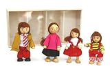 Review vdp  / Doll family FREDA dolls from wood 4 pieces