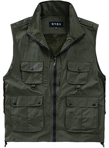 Alipolo New Outdoor Casual Quick-drying Extra Pockets Fish Vest