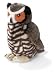 Great Horned Owl - Audubon Plush Bird (Authentic Bird Sound)