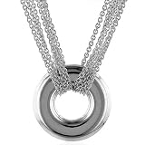 Sterling Silver Circle Necklace 17