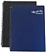 FILE PLUS DO Folder for Musicians, Sheet Music Folder, Band Folder, Writable, Spiral-Bound, US LETTER / A4 Size, 30 Sleeves, 60 Pages (Black + Navy 2 per set)