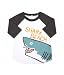 Hatley Kids *Shark Beach* Raglan Tee '09
