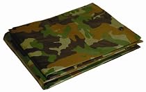Dry Top 416206 16-by-20-Foot Full Finish Size Tarp, 5-Millimeter, 2.9-Ounce, Green Camouflage
