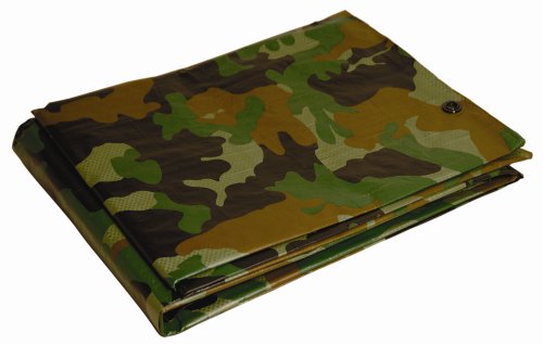 16  x 20  dry top camouflage 7-mil poly tarp item #4162…