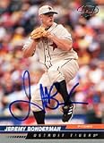 Jeremy Bonderman Autographed / Signed 2004 Donruss No.74 Detroit Tigers Baseball Card