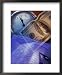 Spreadsheet, Clock, and 100 Dollar Bill Framed Art Poster Print by Eric Kamp, 18x22