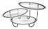 CreativeWare 3 Tier Unbreakable Buffet Server