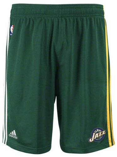 Utah Jazz adidas 2010-2011 On-Court Pre-Game Performance Short