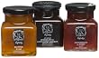 Sable and Rosenfeld Assorted Dessert Topping , Butter Rum, Chocolate & Capunicino Liqueur, and Cranberry & Port,  4-Each Glass Jars (Pack of 12)
