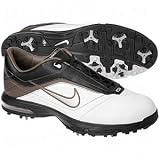 Nike 2010 Air Academy Golf Shoes, White/Olive Khaki, 11 M