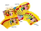 Kit Vaisselle Barbapapa pour 6 Enfants - Anniversaire Enfant - Goûter enfant