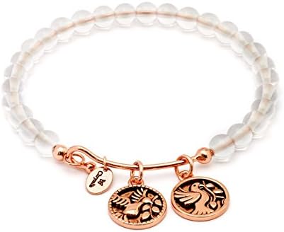 Chrysalis Truth White Quartz Expandable Bangle