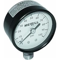 Merrill Mfg. PG100 Steel Pressure Gauge