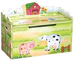 GuideCraft Farmhouse Collection Toy Box