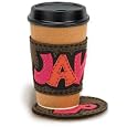 Cheap Deals on Dimensions Needlecrafts Handmade Embroidery, Java Coffee Cozy and Coaster