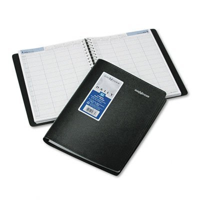 DayMinder Recycled Four-Person Group Daily Appointment Book, 8 x 11 Inches, Black, 2012 (G560-00) On Sale