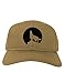 TooLoud Wolf Howling at the Moon - Design #1 Adult Baseball Cap Hat - Khaki