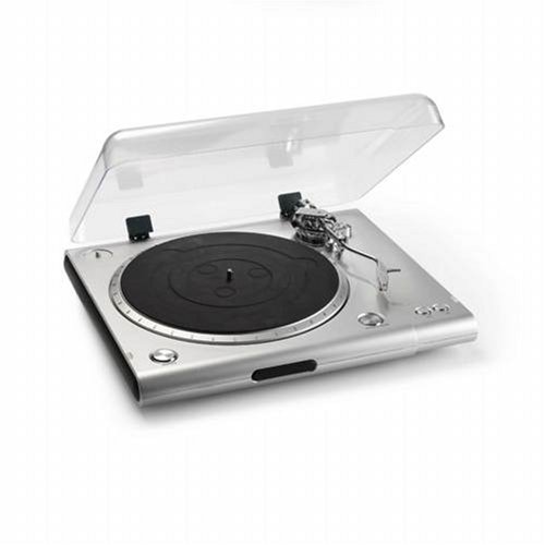 Lenco L 78 Plattenspieler (USB-Anschluss) silber
