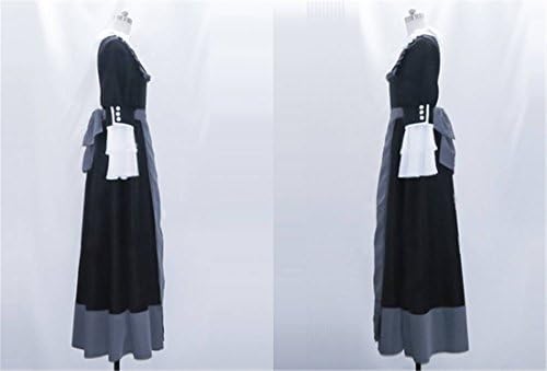 Customized cosplay costume for GOSICK Victorique Black Long dress