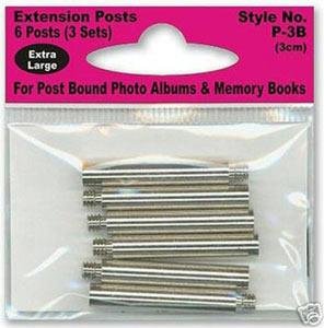 Aluminum XL 30mm extender-posts pkg of 6 / 3 sets -