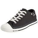 Diesel Women's Exposure Low Sneaker,Black,7 M